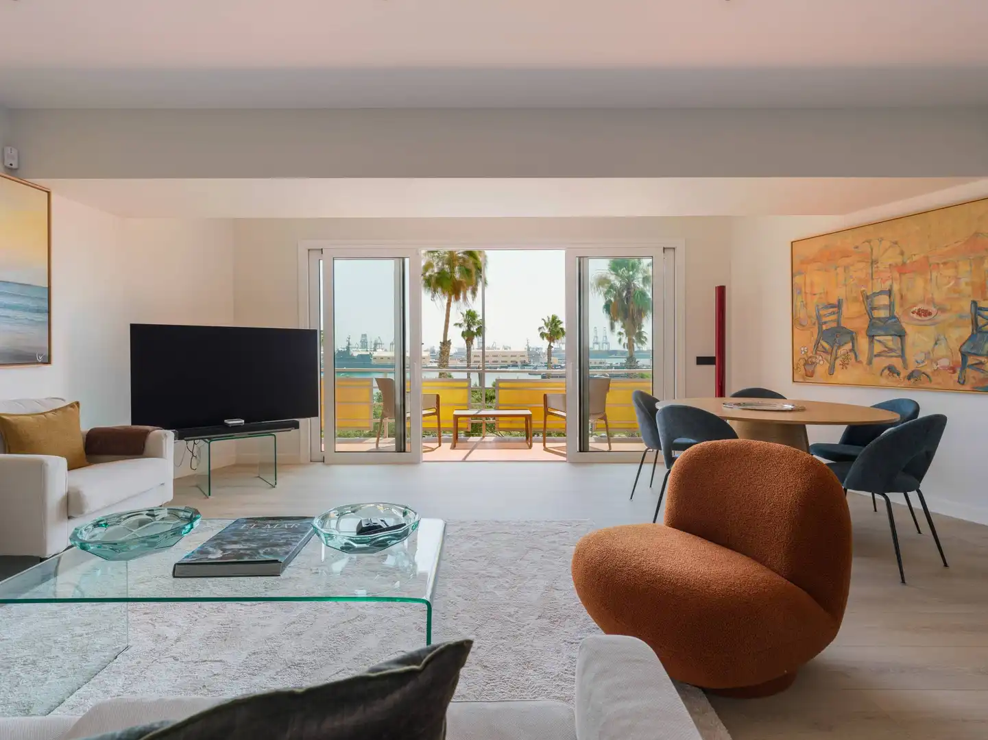 Living room of Flat for sale in Las Palmas de Gran Canaria  with Air Conditioner, Heating and Terrace