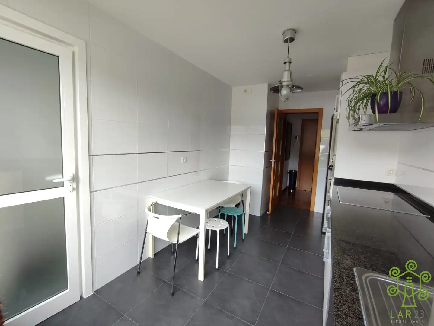 Kitchen of Flat for rent in Oleiros  with Heating, Parquet flooring and Furnished