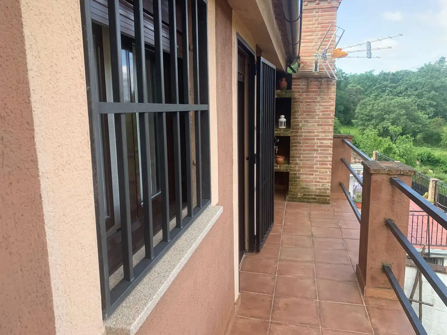 Terraza de Finca rústica en venta en Casas del Castañar con Calefacción y Terraza