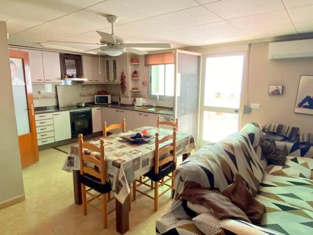 Cocina de Piso en venta en Mogente / Moixent con Aire acondicionado, Calefacción y Terraza