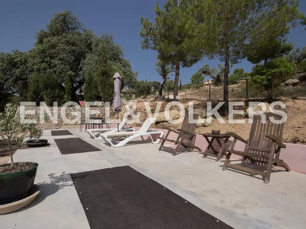 Terraza de Casa o chalet en venta en Enguera con Aire acondicionado, Calefacción y Jardín privado