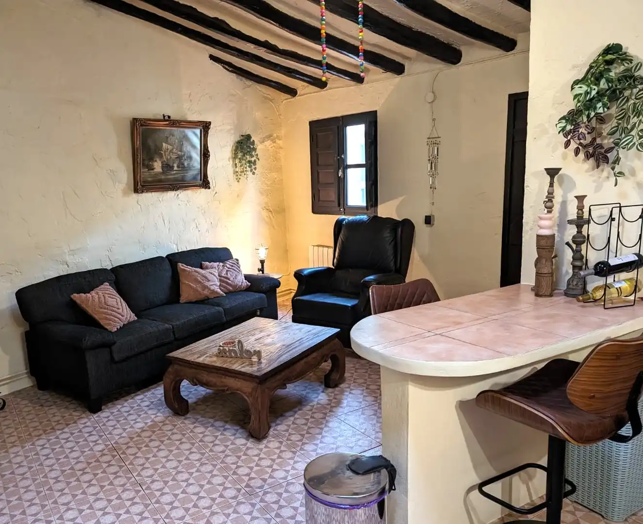 Wohnzimmer von Country house zum Verkauf in El Perelló mit Heizung und Balkon