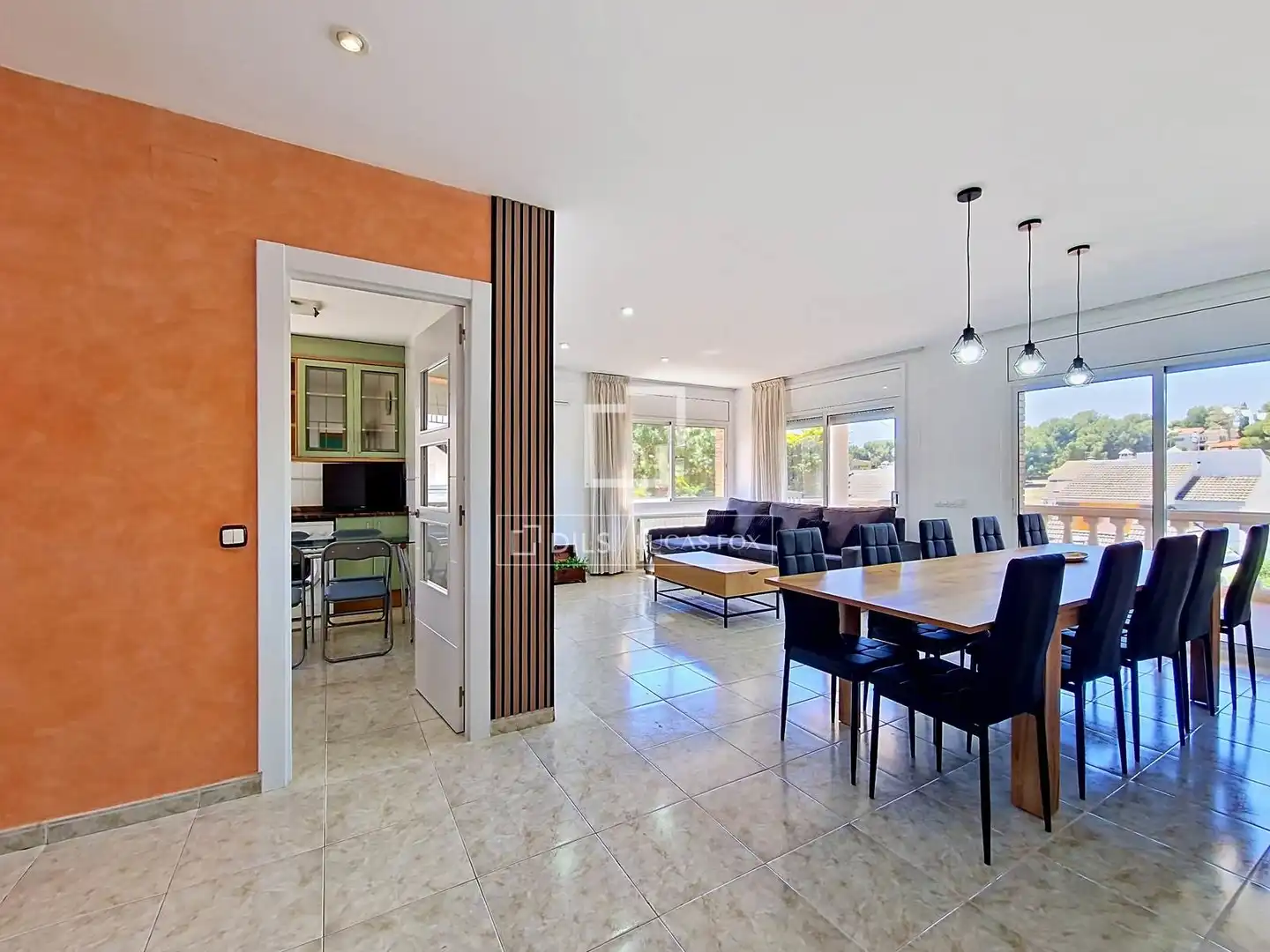 Sala de estar de Casa o chalet de alquiler en Cunit con Aire acondicionado, Calefacción y Jardín privado