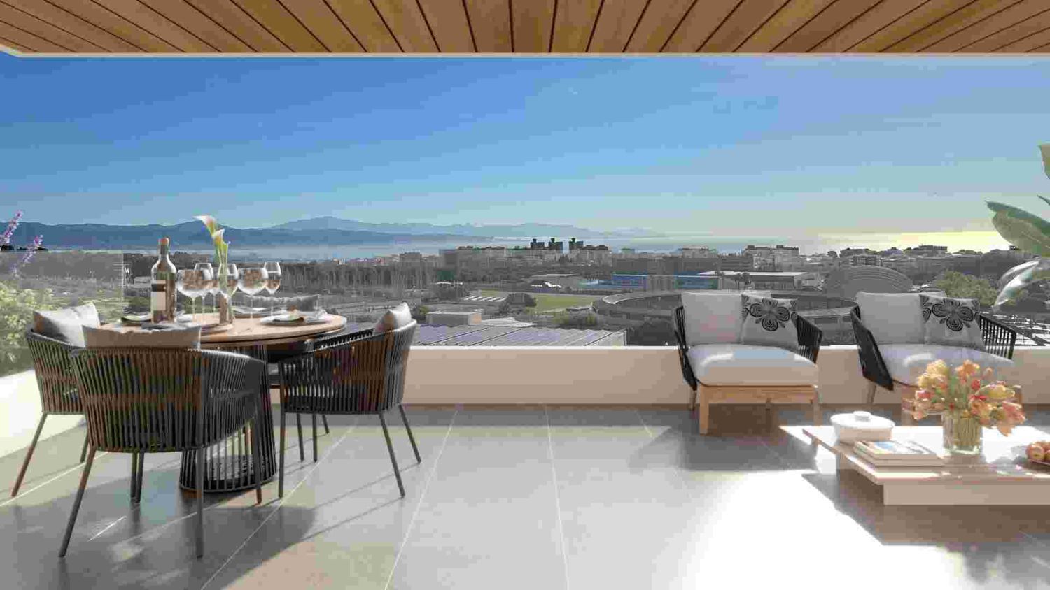 Terrace of Flat for sale in Torremolinos  with Air Conditioner, Heating and Parquet flooring