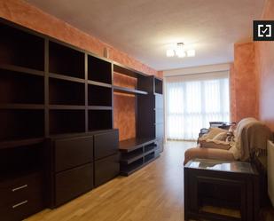 Living room of Flat to rent in  Madrid Capital  with Air Conditioner, Heating and Furnished