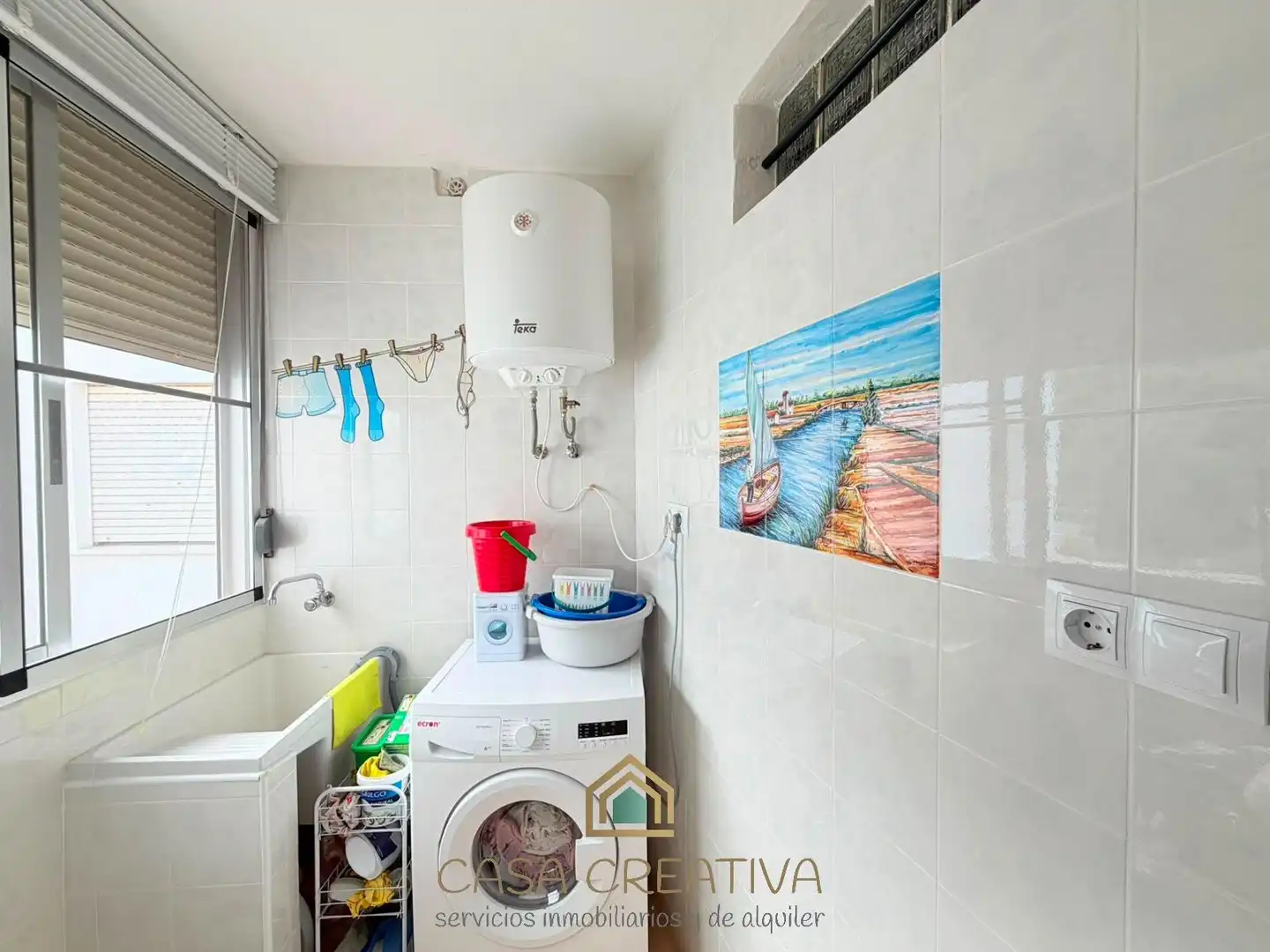 Badezimmer von Wohnung zum Verkauf in Barx mit Klimaanlage, Abstellraum und Möbliert