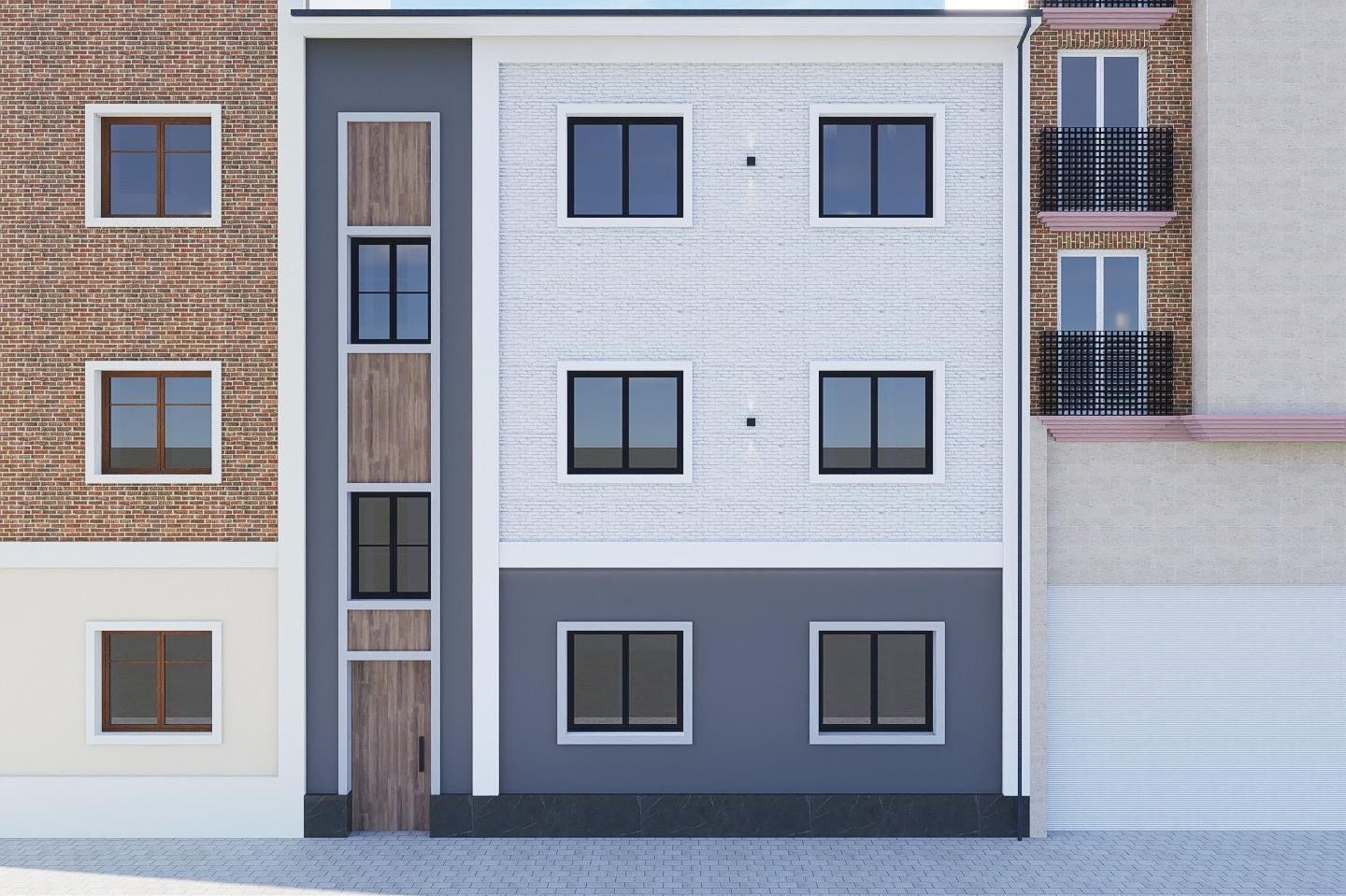 Vista exterior de Pis en venda en Oviedo  amb Calefacció