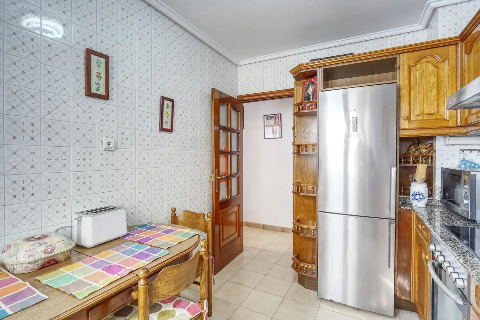 Cocina de Piso en venta en A Coruña Capital  con Calefacción, Parquet y Amueblado