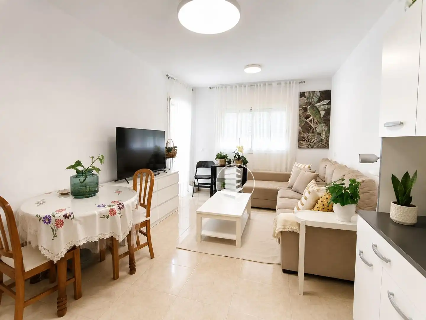 Sala de estar de Apartamento de alquiler en Güímar con Jardín privado, Terraza y Piscina