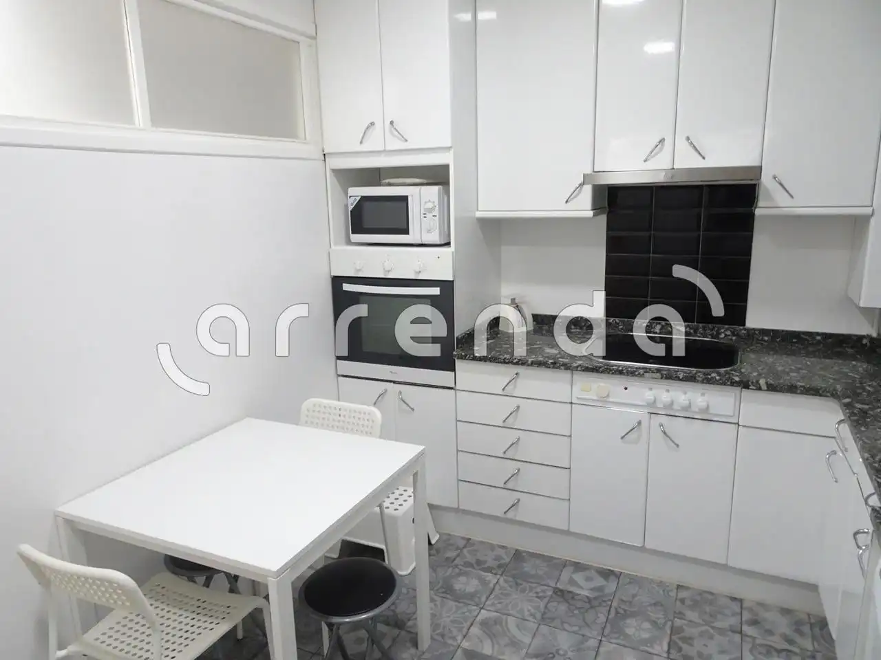 Cocina de Piso de alquiler en Santander con Calefacción y Amueblado