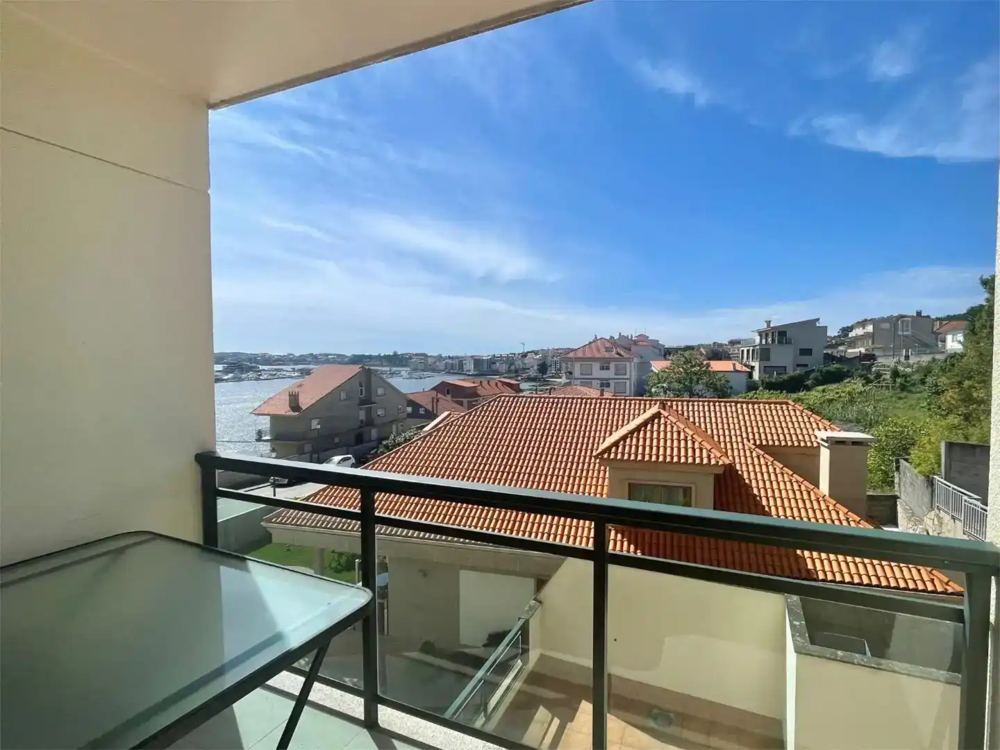 Terrassa de Apartament de lloguer en Sanxenxo pueblo