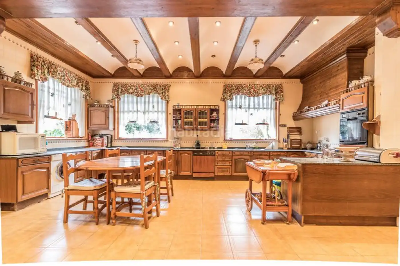 Cocina de Casa o chalet en venta en El Genovés con Aire acondicionado, Jardín privado y Terraza
