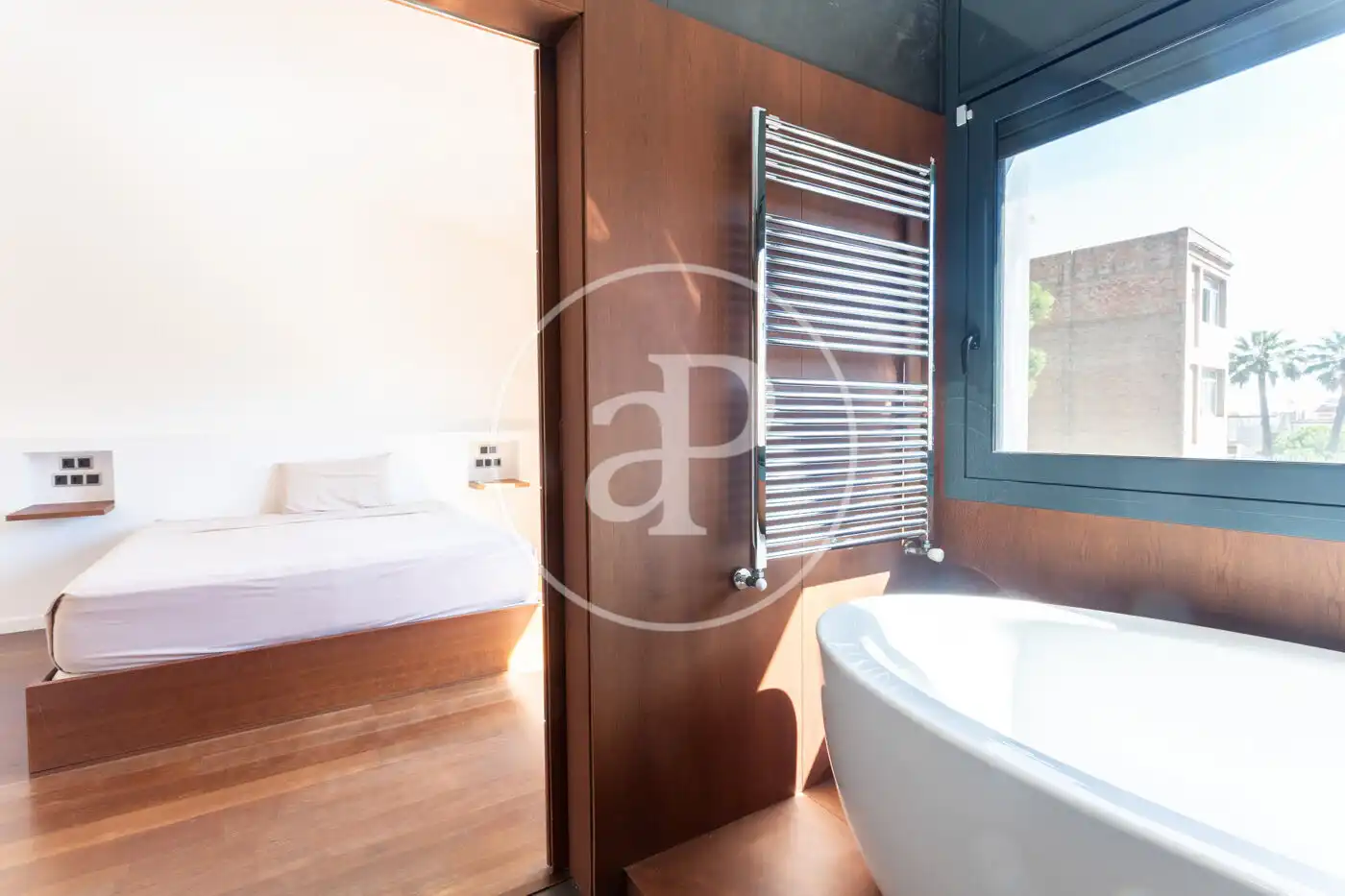 Bathroom of Detached homes for rent in Barcelona  with Air Conditioner, Heating and Private garden