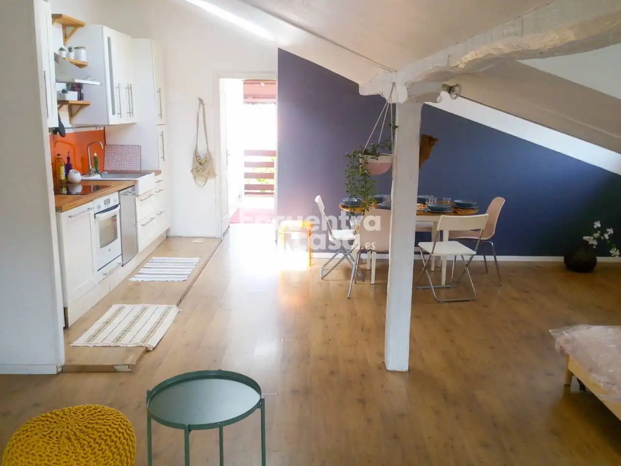 Cocina de Ático en venta en Ciboure con Calefacción, Parquet y Amueblado