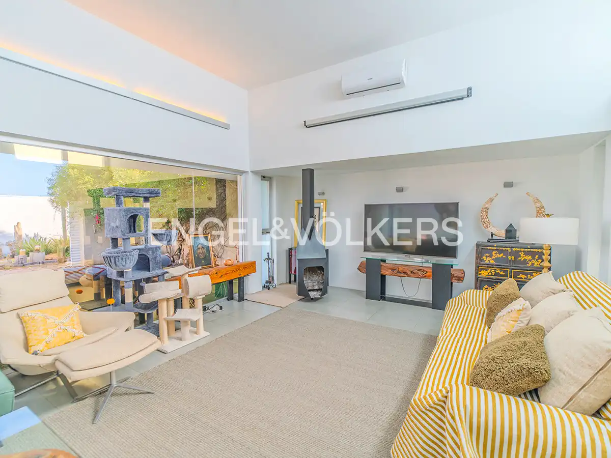 Sala de estar de Casa o chalet en venta en Mutxamel con Aire acondicionado, Calefacción y Jardín privado