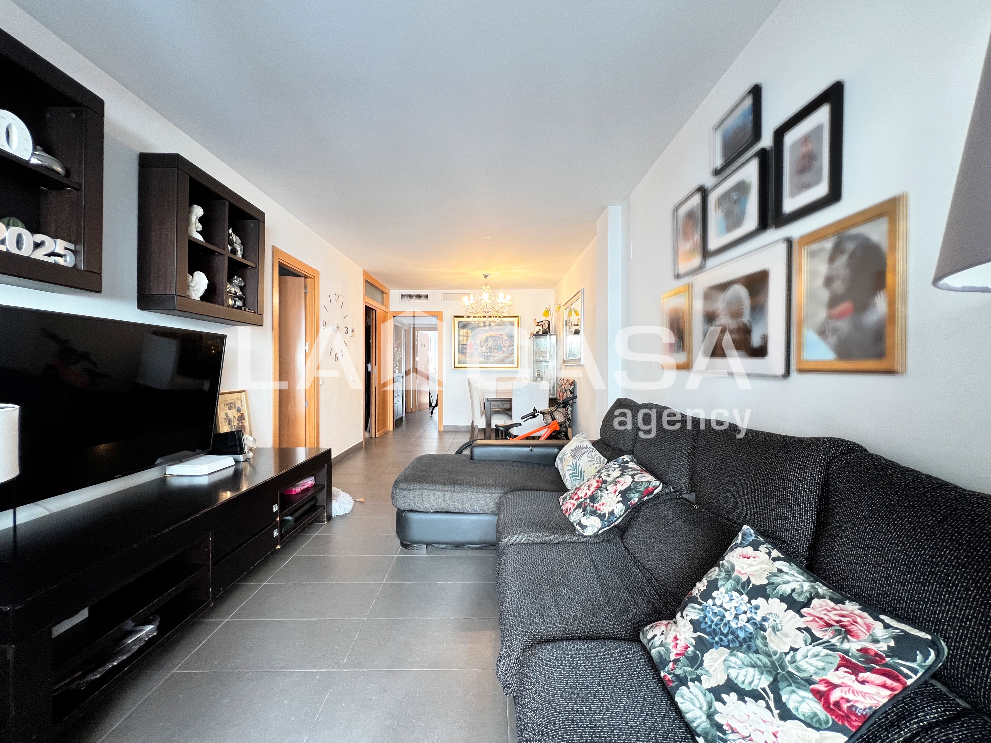 Living room of Flat for sale in Badalona  with Terrace, Storage room and Balcony