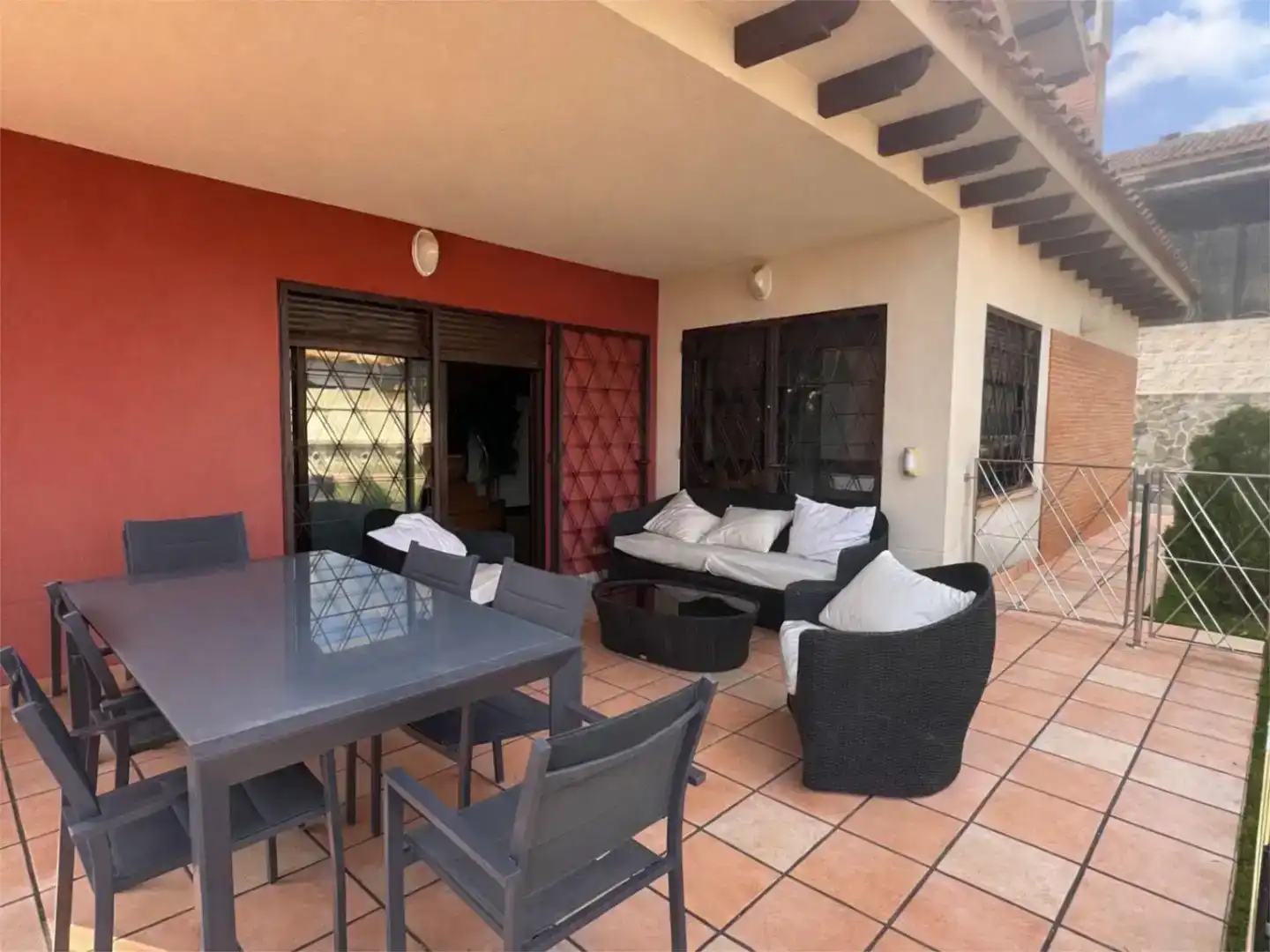 Terrassa de Casa o xalet en venda en  Murcia Capital amb Piscina