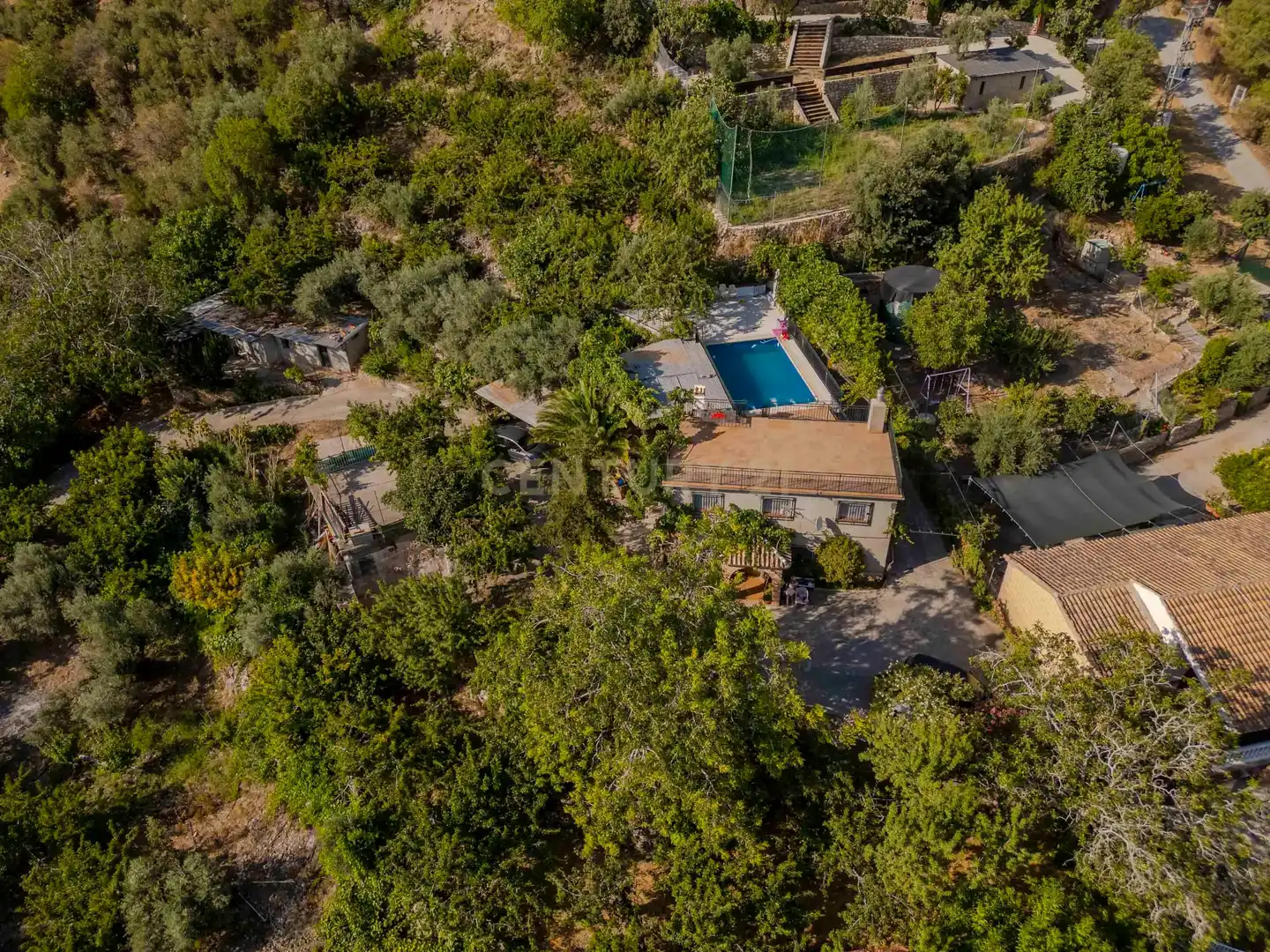 Vista exterior de Casa o chalet en venta en Güéjar Sierra con Jardín privado, Trastero y Piscina
