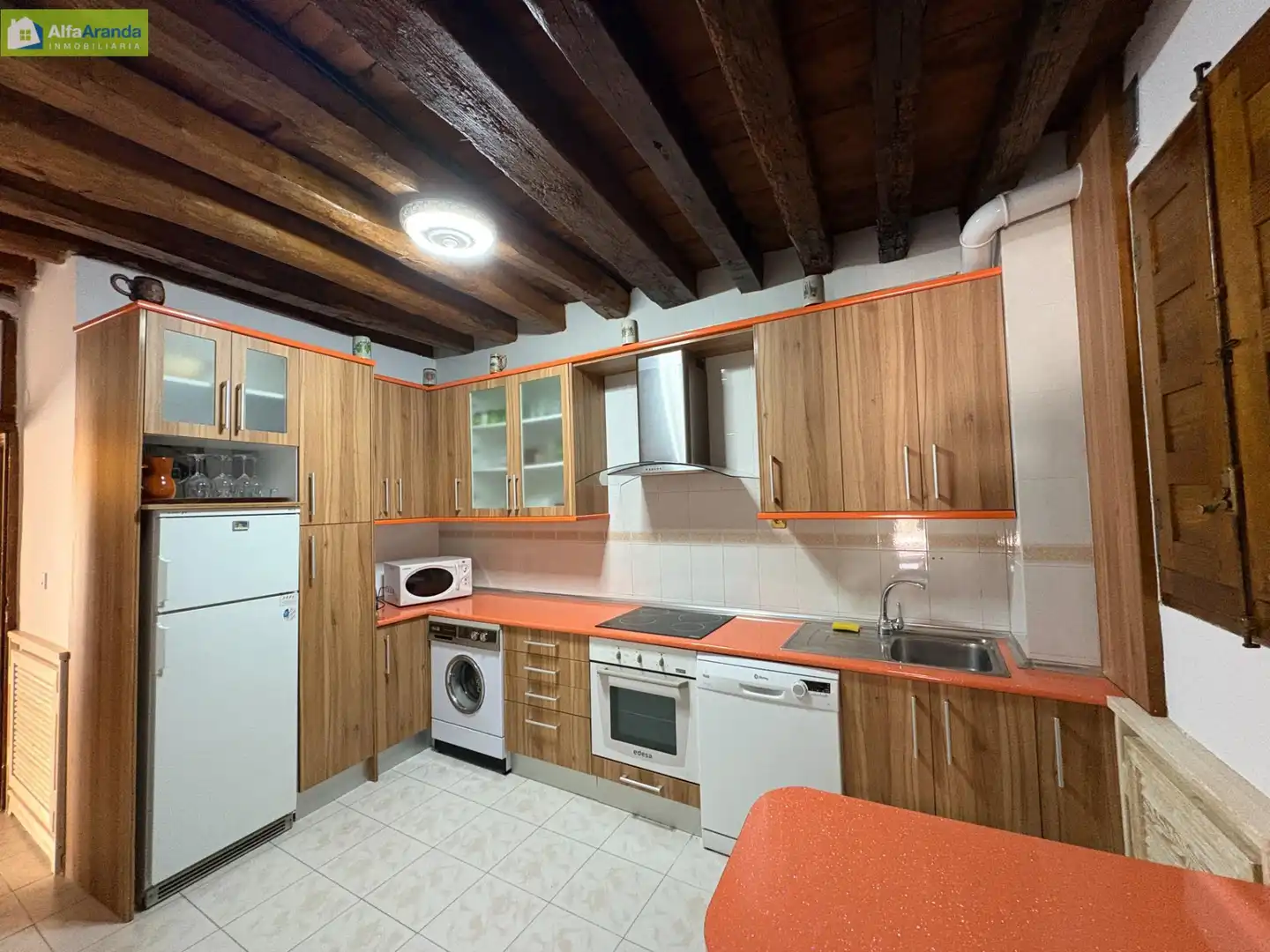 Cocina de Finca rústica en venta en Peñaranda de Duero con Calefacción, Trastero y Amueblado