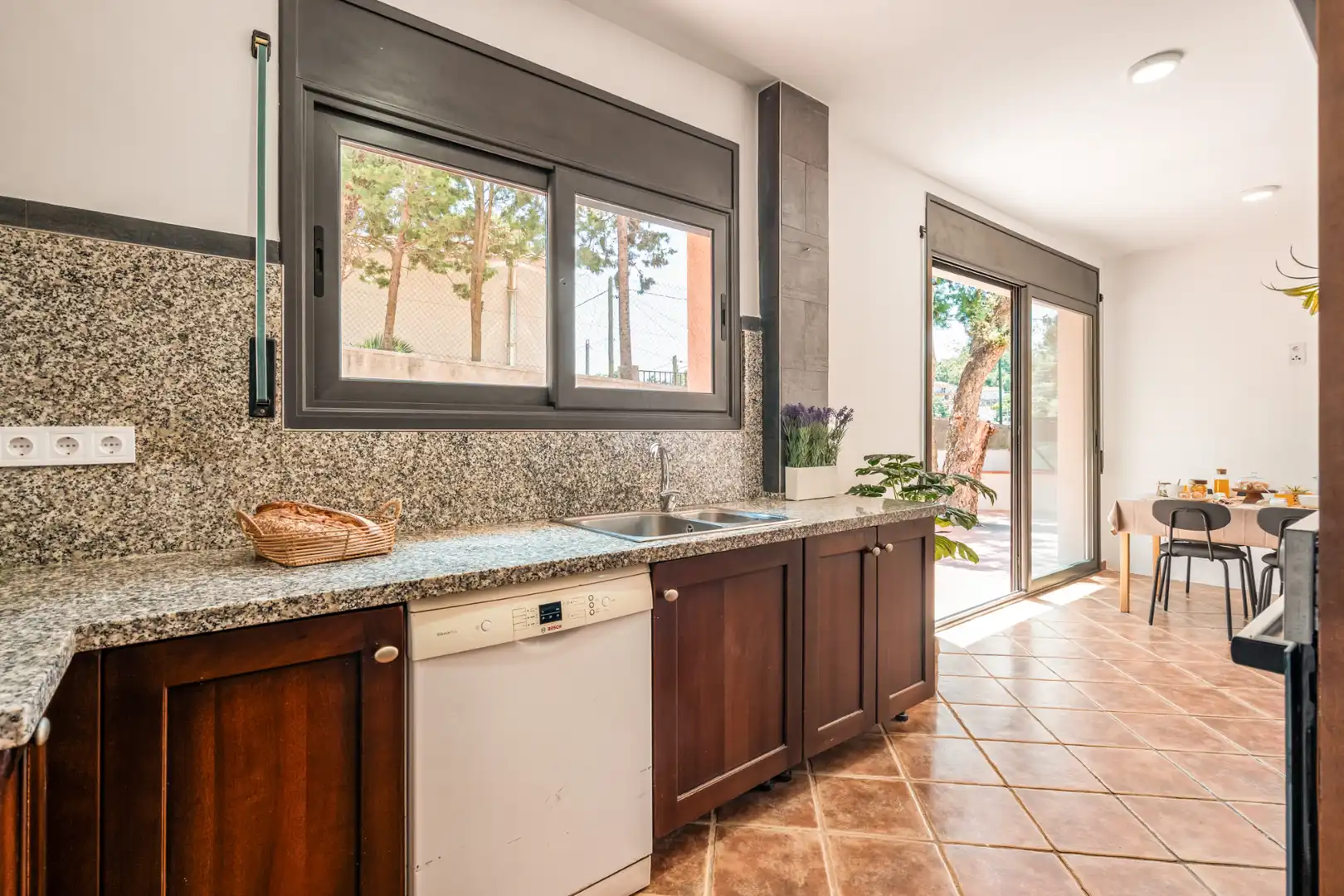 Kitchen of Houses for sale in Lloret de Mar  with Air Conditioner, Heating and Private garden