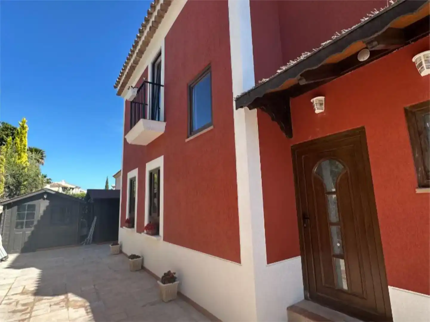 Vista exterior de Finca rústica en venda en Finestrat amb Aire condicionat, Piscina i Balcó