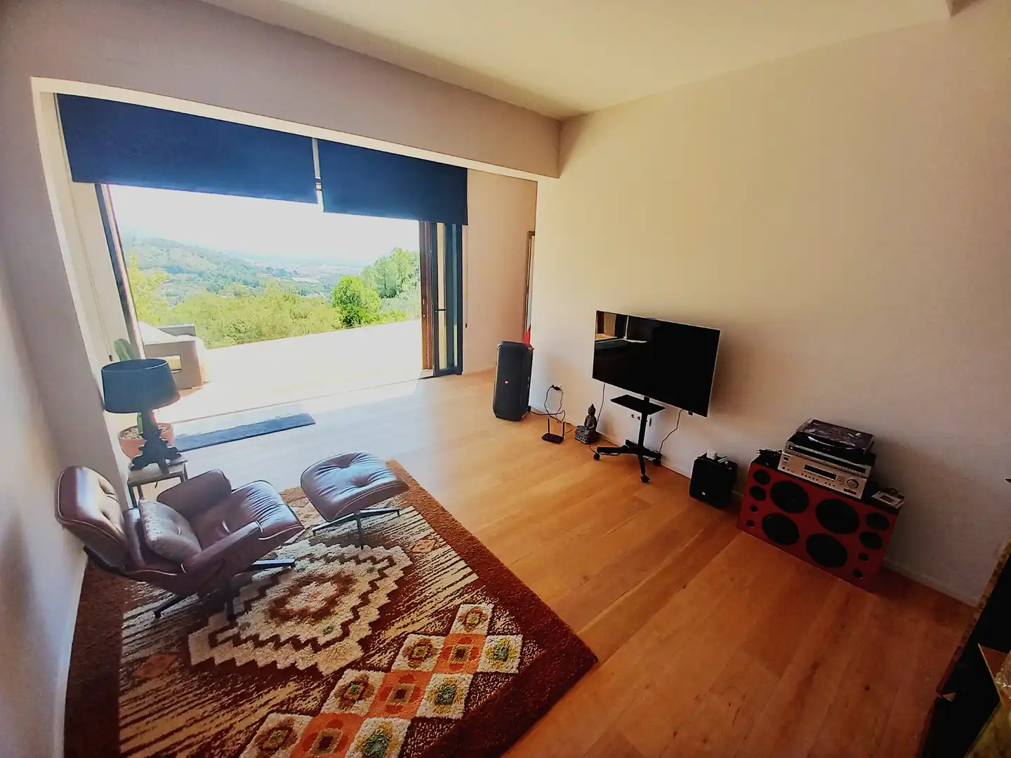 Wohnzimmer von Haus oder Chalet zum Verkauf in El Castell de Guadalest mit Klimaanlage, Privatgarten und Terrasse