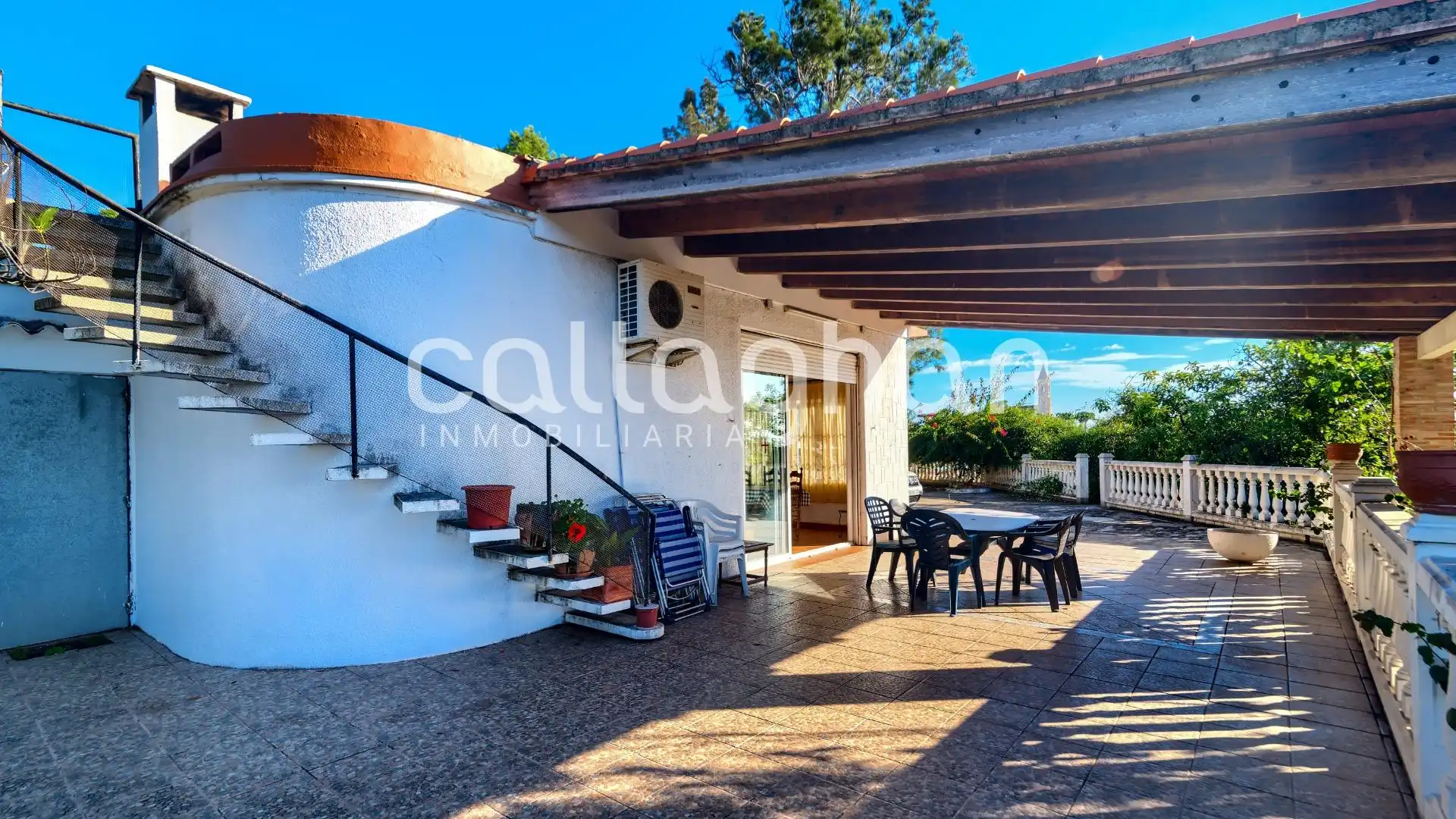 Terraza de Casa o chalet en venta en Alzira con Aire acondicionado, Calefacción y Jardín privado