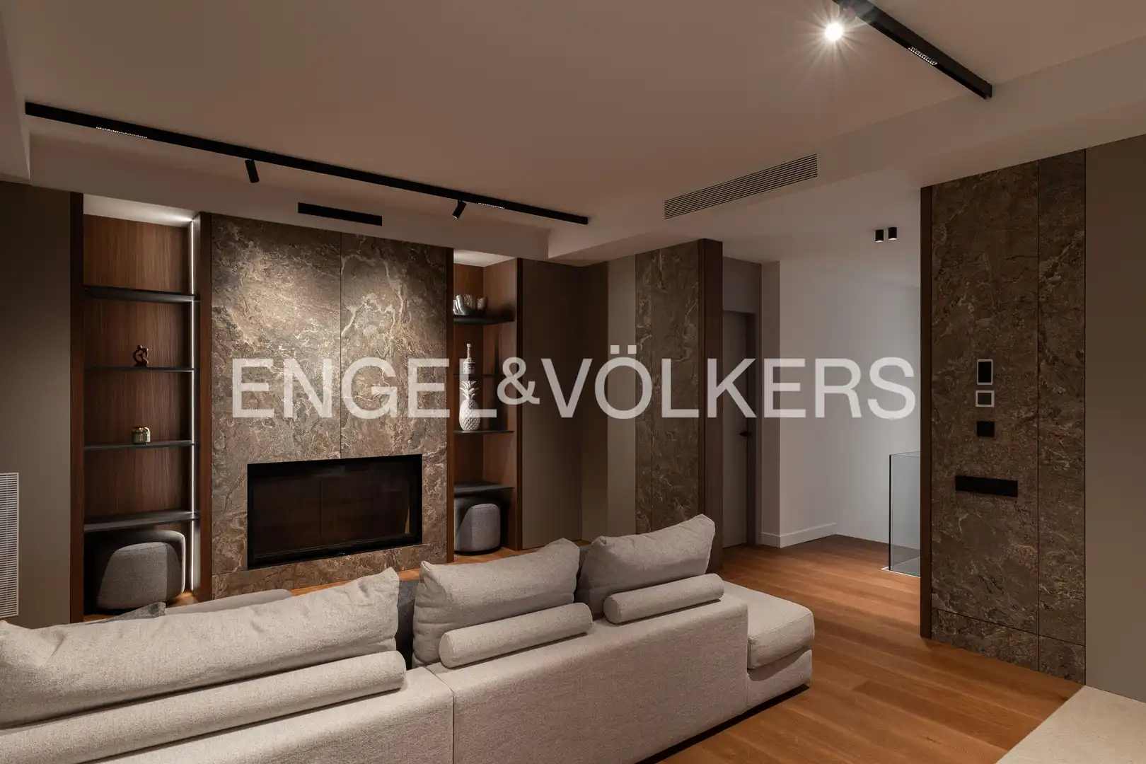 Sala de estar de Casa o chalet de alquiler en Sant Pere de Ribes con Aire acondicionado, Calefacción y Jardín privado