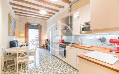 Kitchen of Flat to rent in  Barcelona Capital  with Air Conditioner, Heating and Furnished