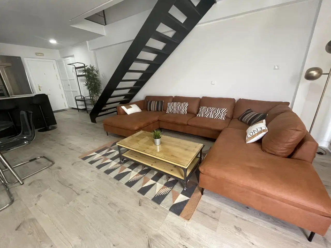 Living room of Lofts for rent in San Sebastián de los Reyes  with Air Conditioner, Private garden and Terrace