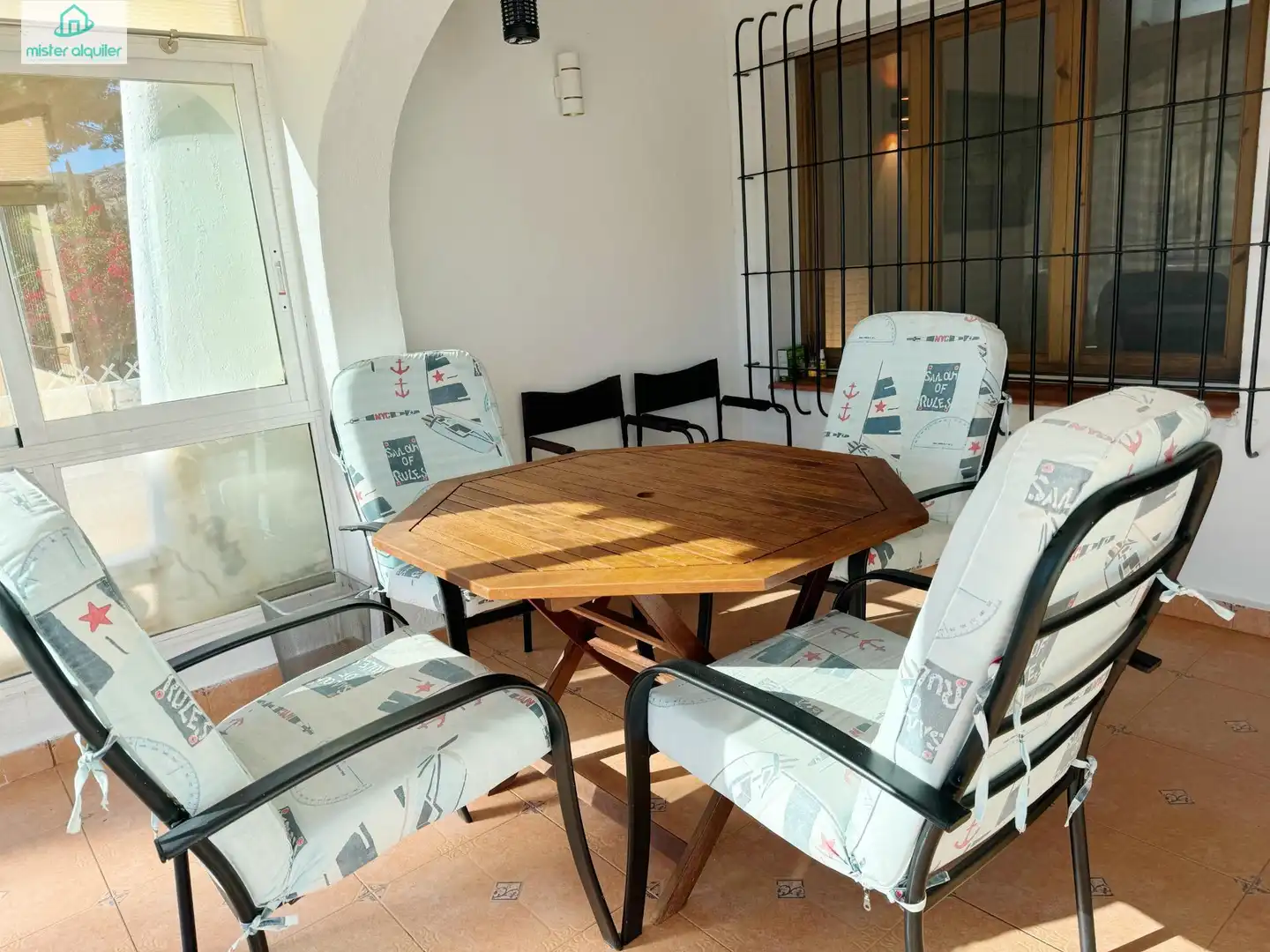 Terrace of Detached homes for rent in El Campello  with Air Conditioner, Private garden and Terrace