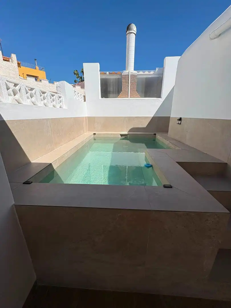 Piscina de Casa o chalet en venta en Mojácar con Aire acondicionado, Calefacción y Jardín privado