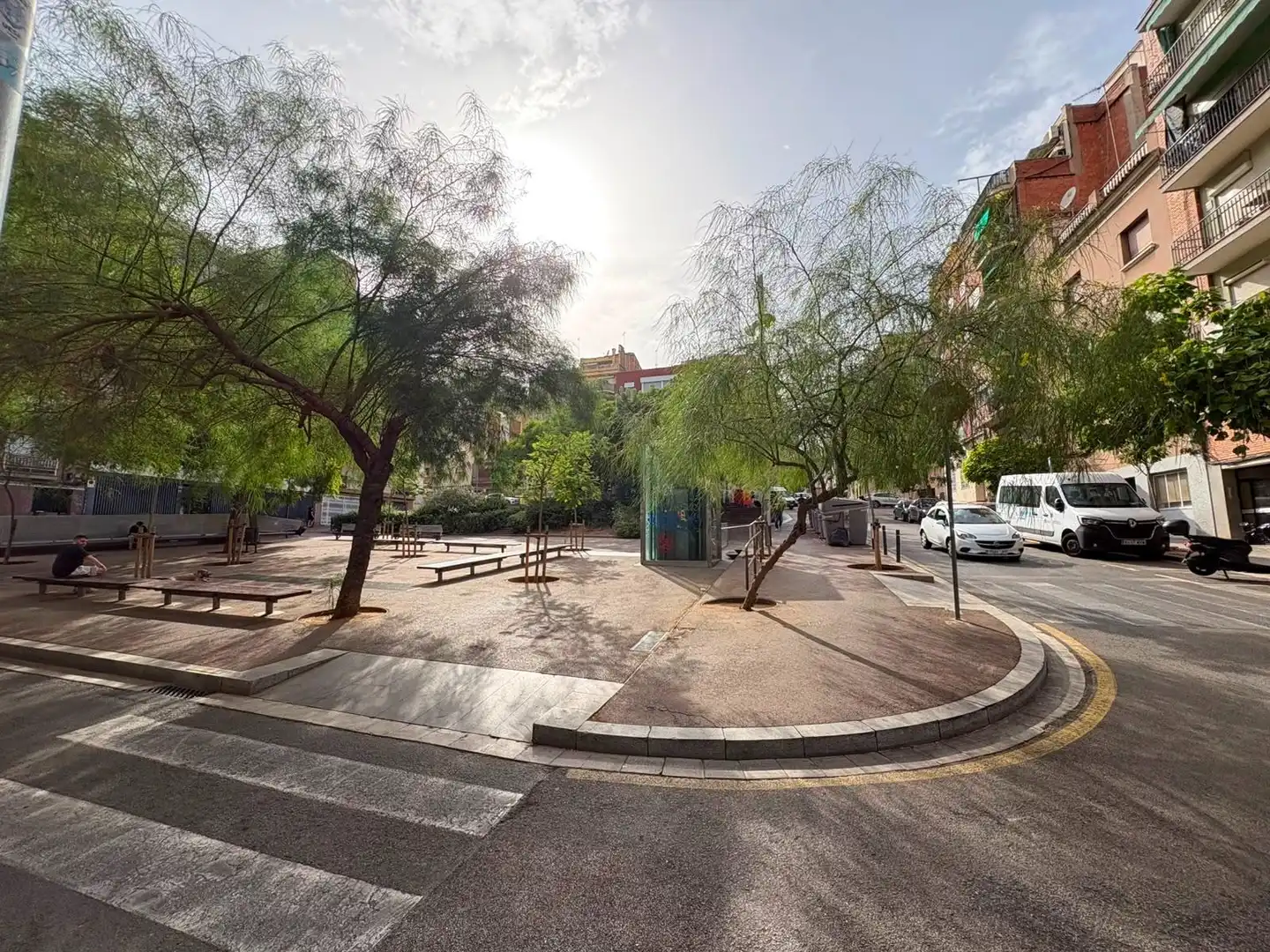 Vista exterior de Piso en venta en Barcelona con Aire acondicionado, Parquet y Balcón