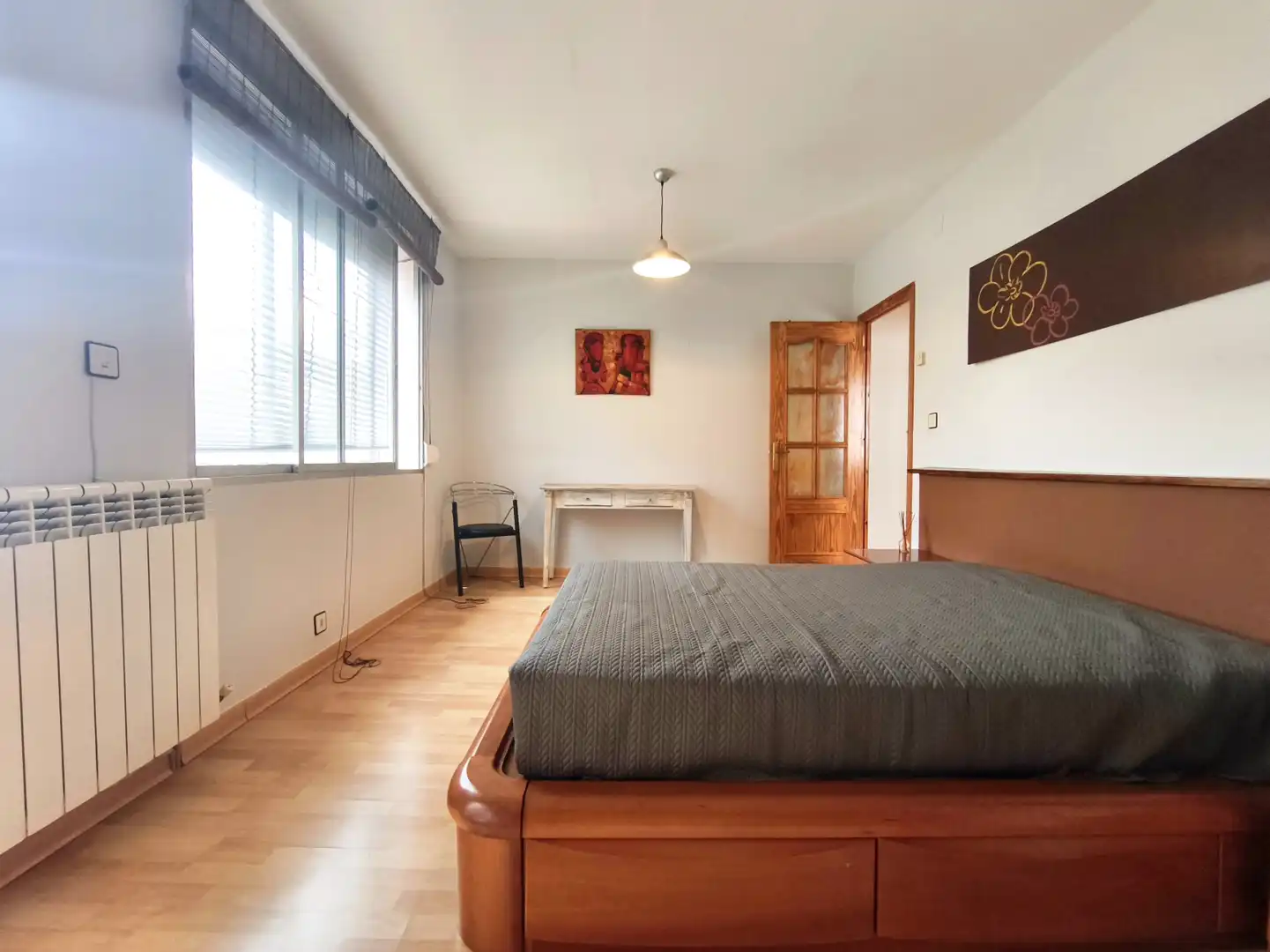 Schlafzimmer von Wohnung zum Verkauf in  Logroño mit Heizung, Parkett und Möbliert