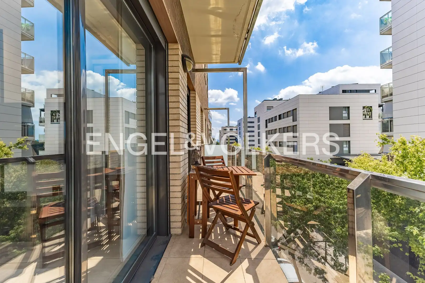 Terrace of Flat for sale in Sabadell  with Air Conditioner, Heating and Parquet flooring