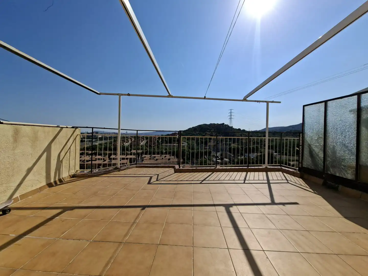 Terrasse von Dachboden zum Verkauf in Badalona mit Klimaanlage, Heizung und Terrasse
