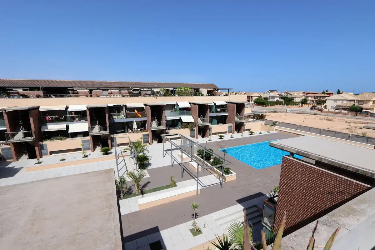 Terrace of Apartments for sale in San Javier  with Air Conditioner and Community pool