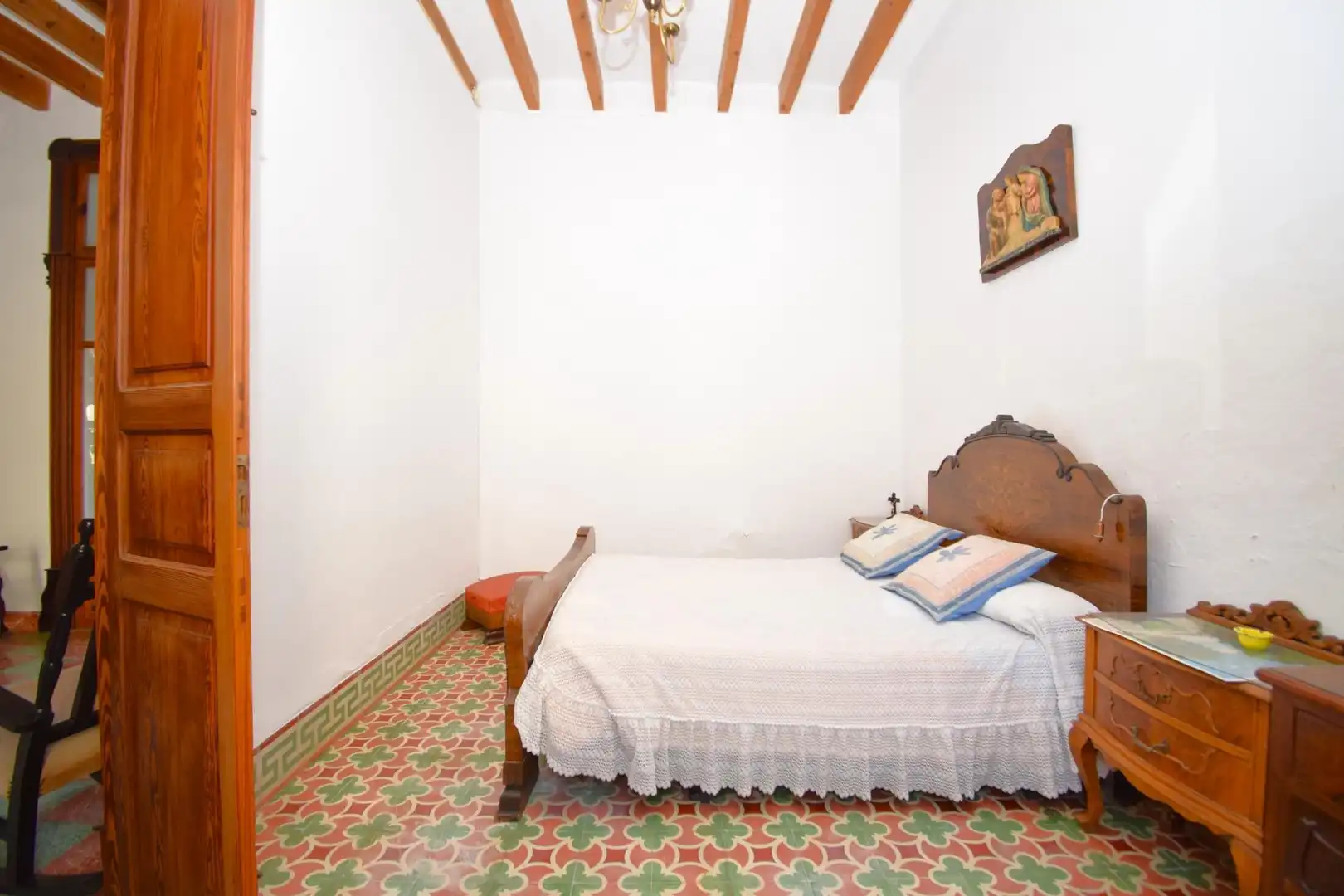 Schlafzimmer von Haus oder Chalet zum Verkauf in Llubí mit Privatgarten