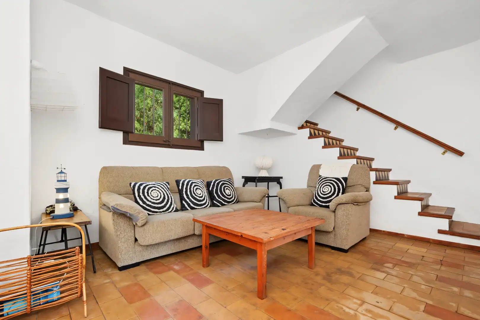 Sala de estar de Casa o chalet en venta en L'Escala con Jardín privado, Terraza y Trastero