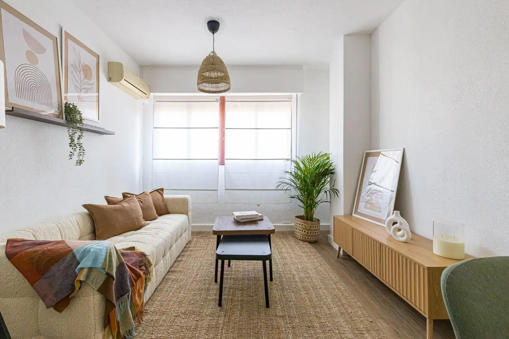 Sala de estar de Piso en venta en Murcia con Aire acondicionado y Amueblado