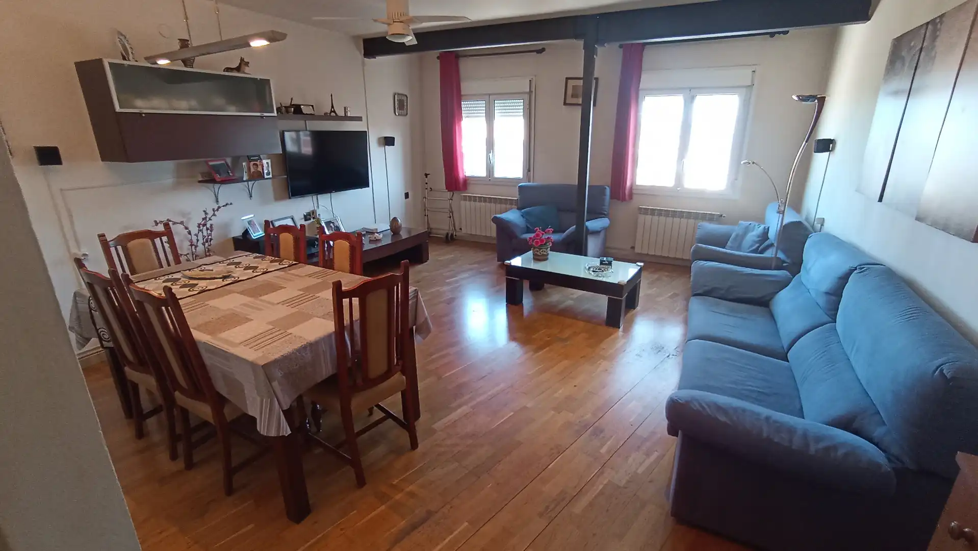 Sala de estar de Piso en venta en Lleida con Aire acondicionado, Calefacción y Parquet