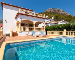 Vista exterior de Casa o xalet en venda en Sagra amb Aire condicionat, Terrassa i Piscina