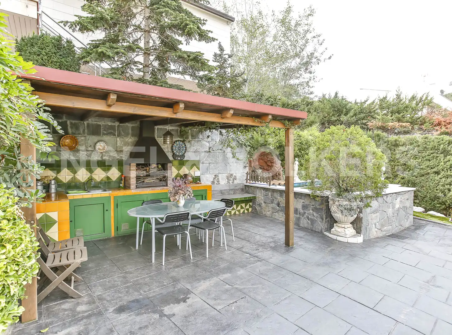 Terraza de Casa o chalet en venta en Santa Coloma de Cervelló con Calefacción, Jardín privado y Parquet