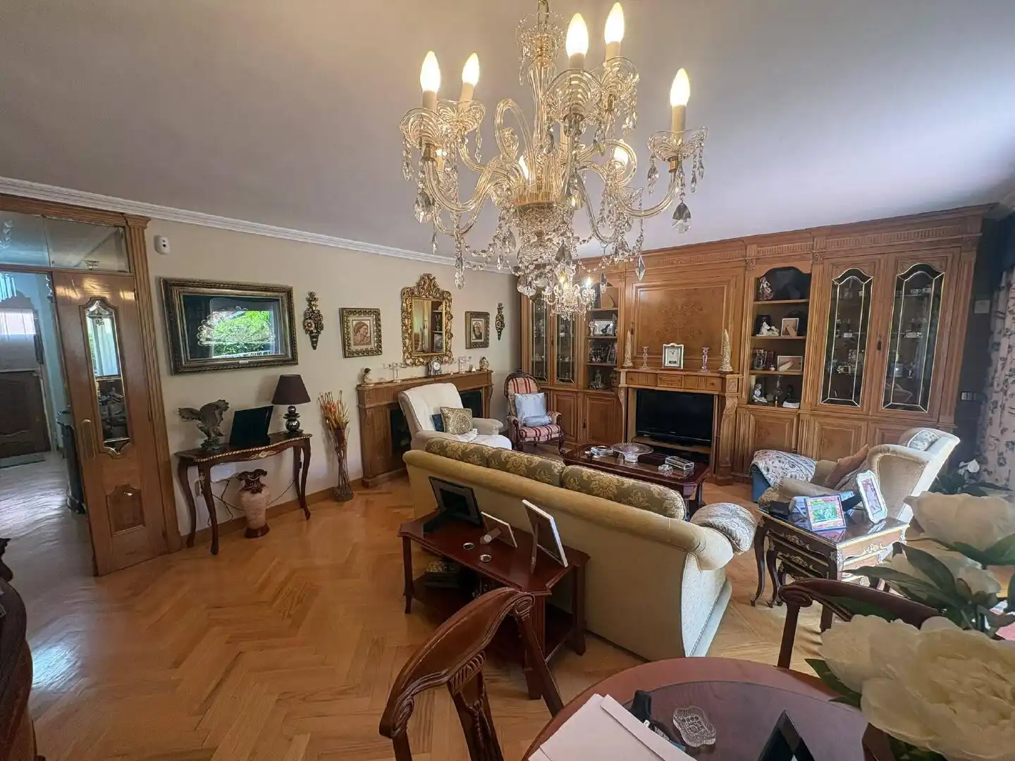 Sala d'estar de Casa o xalet en venda en Getafe