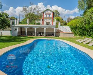 Swimming pool of House or chalet for sale in Málaga Capital  with Air Conditioner, Heating and Private garden