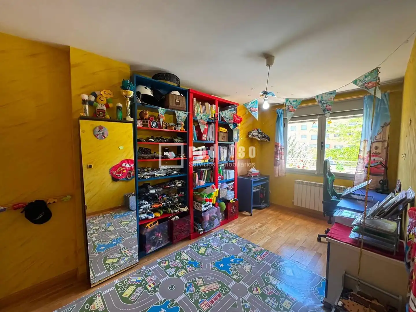 Schlafzimmer von Wohnung zum Verkauf in Arroyomolinos (Madrid) mit Klimaanlage, Heizung und Privatgarten