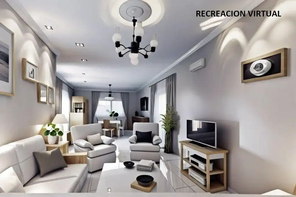 Living room of Houses for sale in Espartinas  with Air Conditioner, Private garden and Terrace