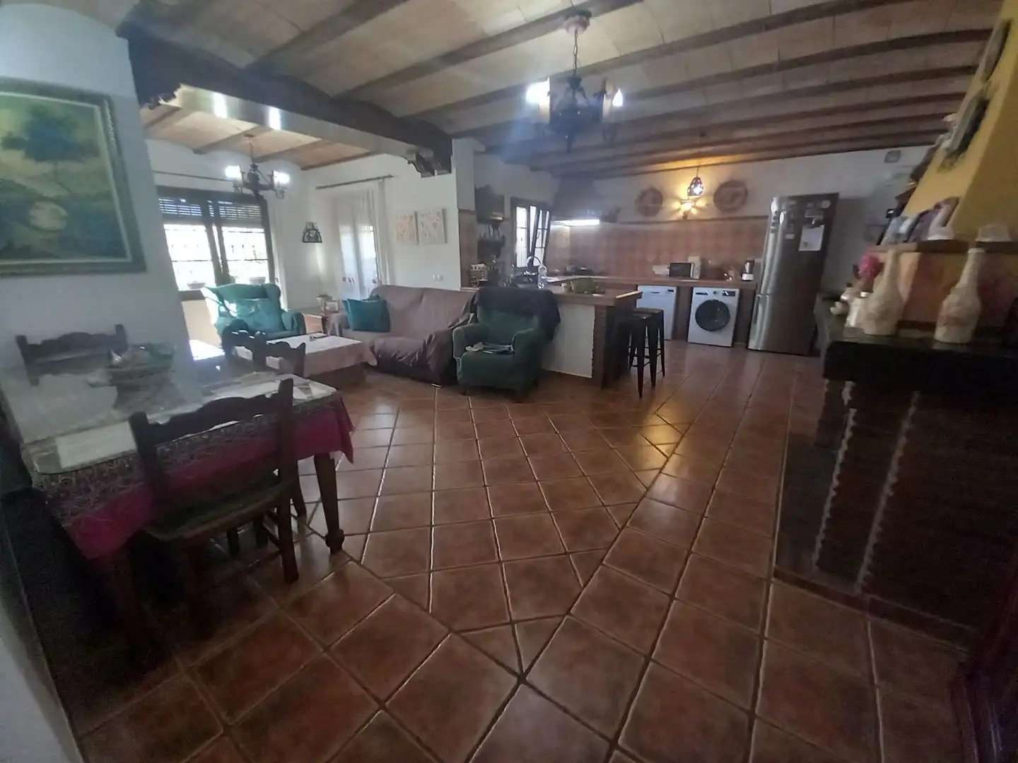 Cocina de Finca rústica en venta en Ronda con Calefacción, Jardín privado y Trastero