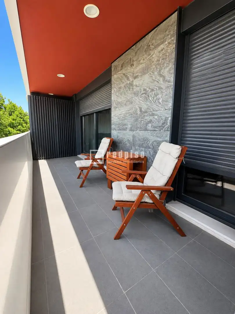Terraza de Piso de alquiler en Alcobendas con Aire acondicionado, Calefacción y Jardín privado