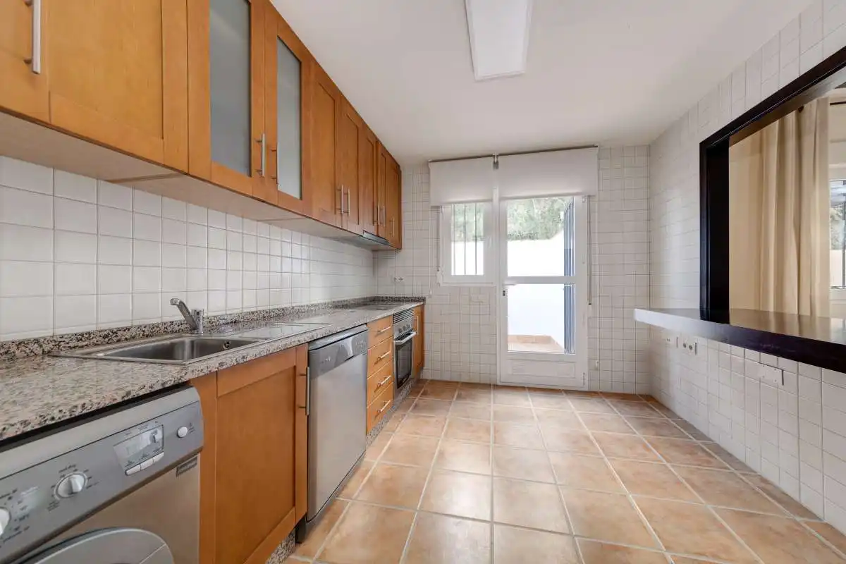 Cocina de Casa adosada en venta en Fuente Álamo de Murcia con Amueblado